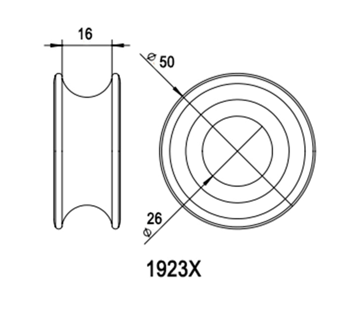 Low Friction Rings 26mm X 16mm