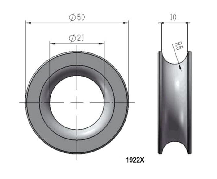 Low Friction Rings 21mm X 10mm