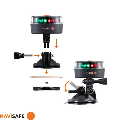 Navilight Tricolour 360° Suction Base