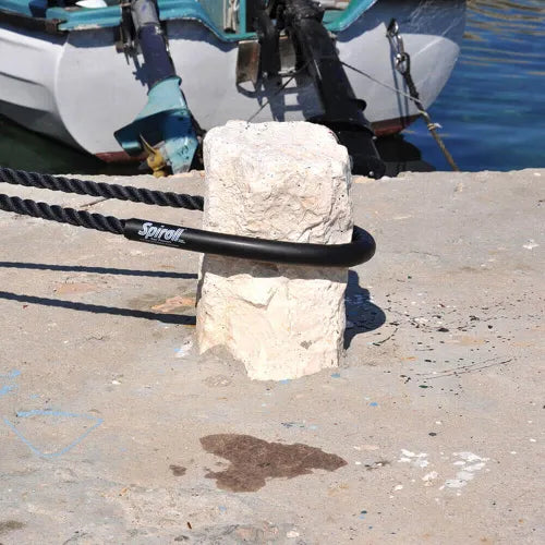Spiroll Chafe Protection for Lines | Medium Black