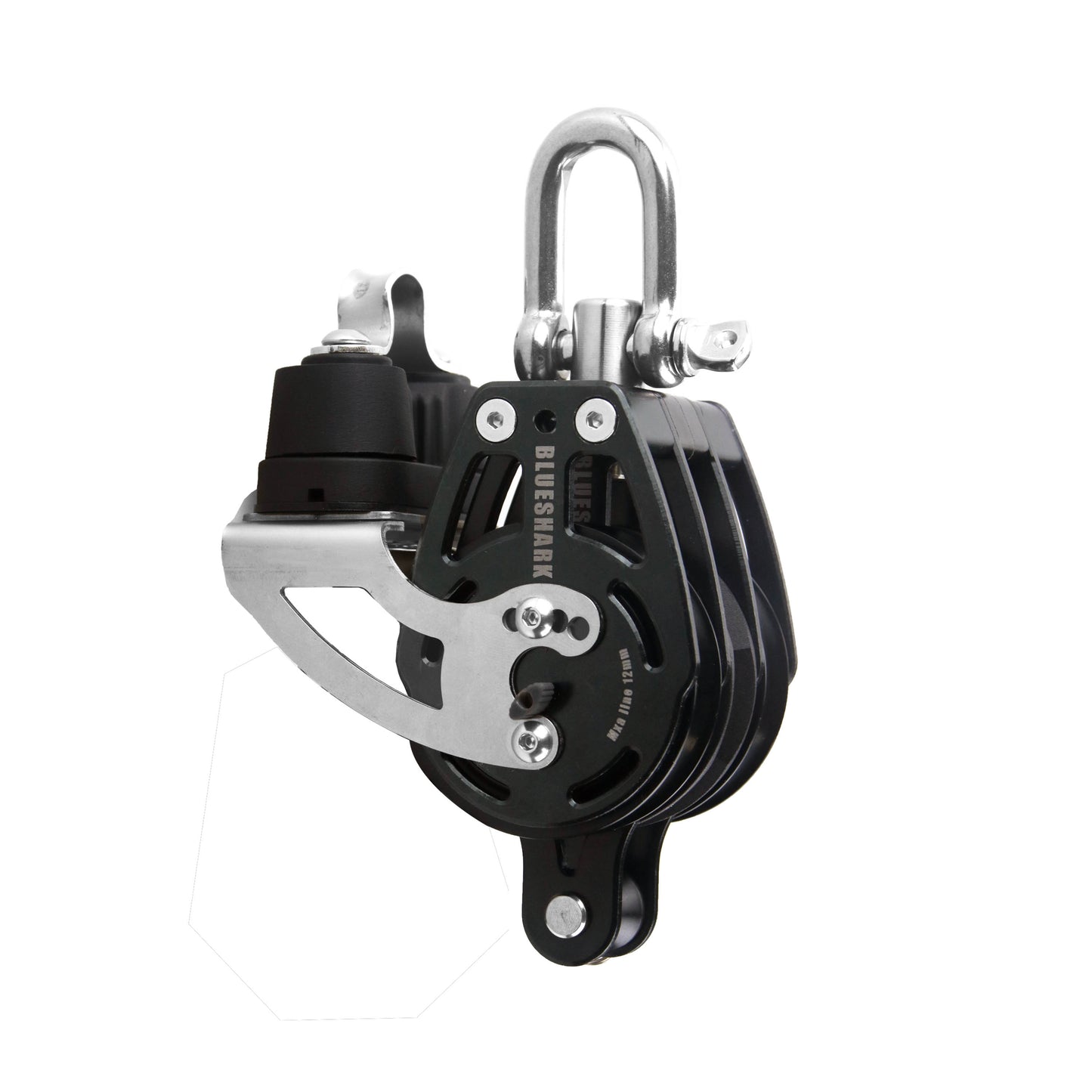 57mm Triple Ratchet Block with Becket and Cam Cleat