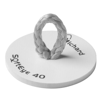 Wichard SoftEye 40, Stick-on Padeye, White